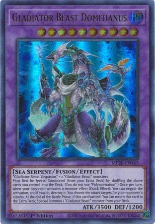 Gladiator Beast Domitianus – MP20-EN165 – Ultra Raro – 1 edición