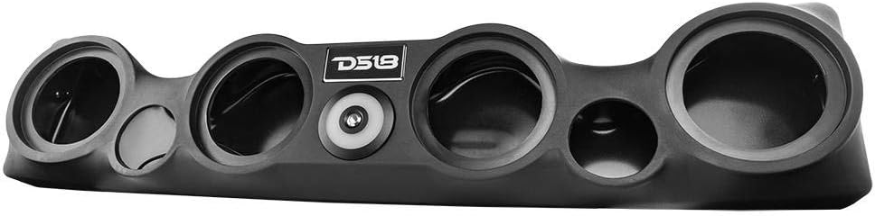 DS18 TJ-SBARBK TJ Wrangler Overhead Sound Bar System – Will Accommodate 4X 6.5 Speakers, 2X 1.75 Tweeters (Black)