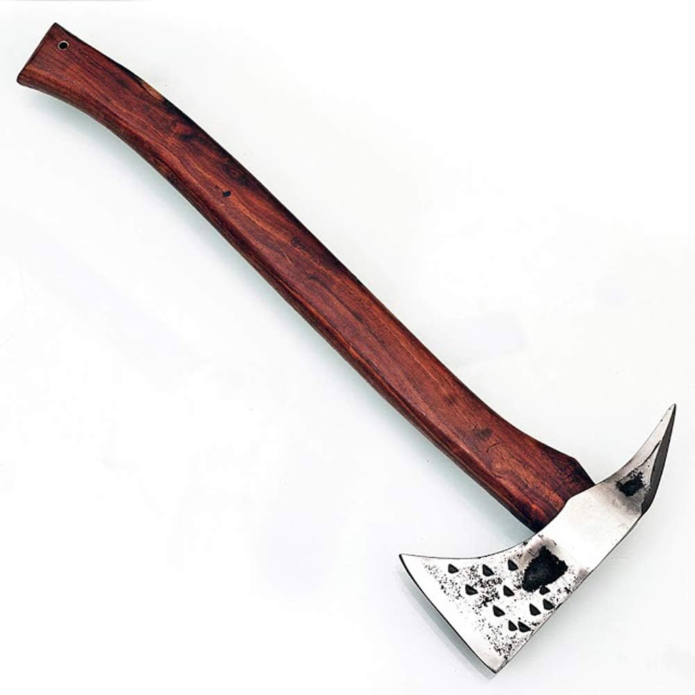 Armory Replicas – Herramienta de pico de hacha de bombero – Hacha funcional de demolición de camping de acero al carbono forjado a mano
