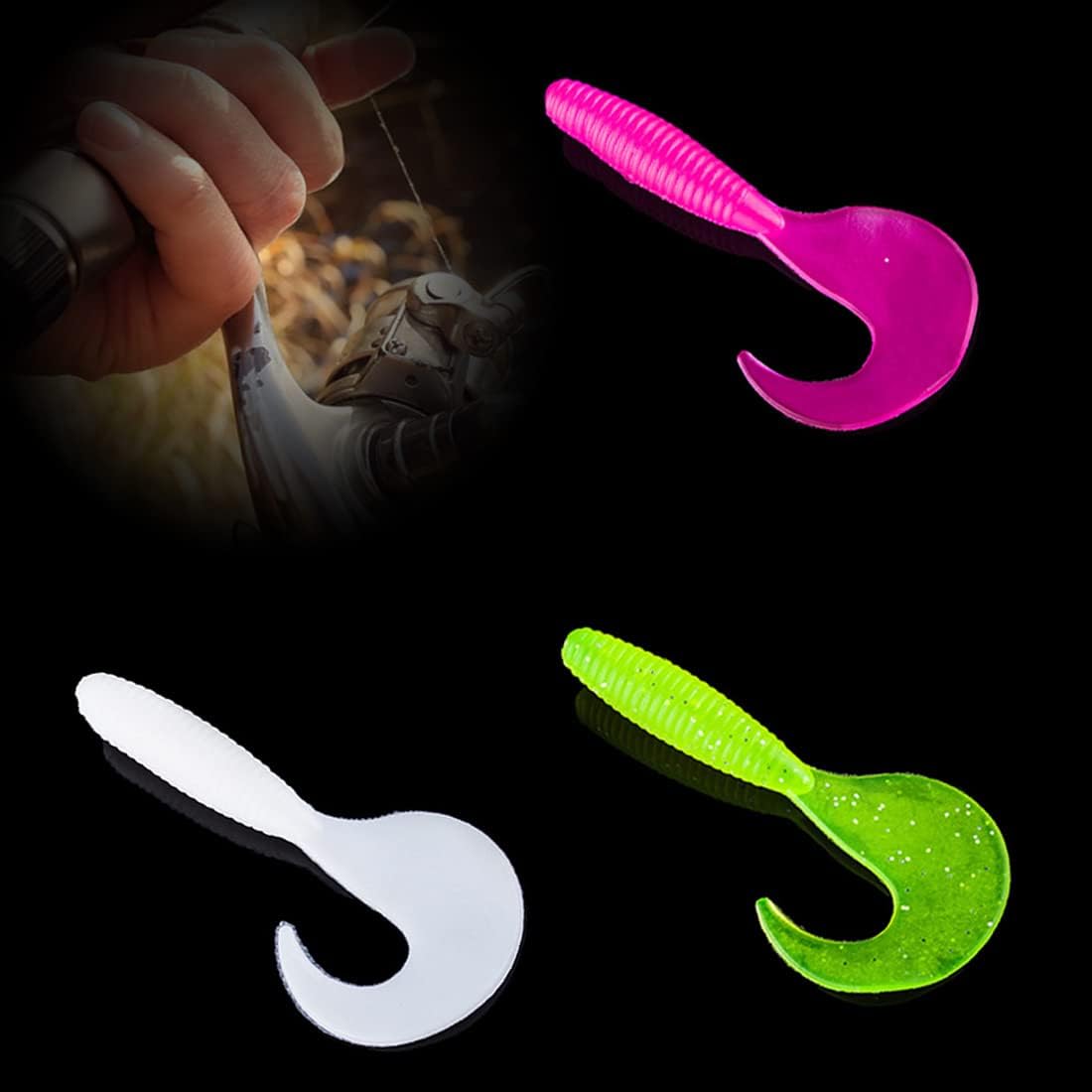 Soft Plastic Soft Lures Soft Fishing Lures for Bass, Paddle Tail Swimbaits, Jig Heads
