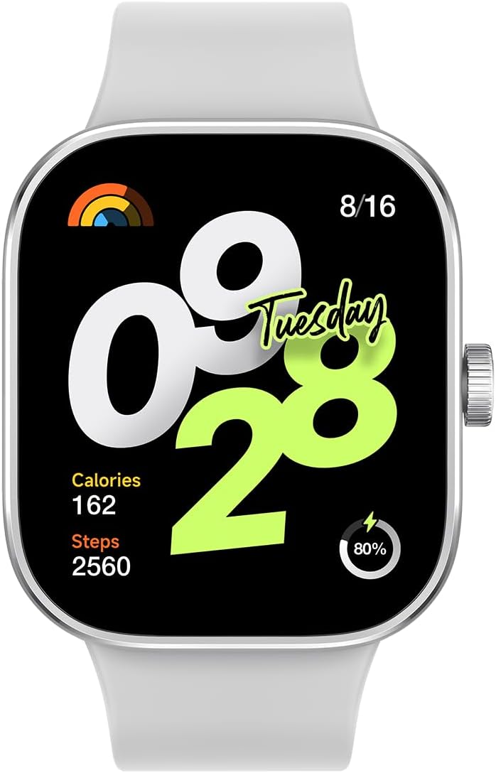 Xiaomi Redmi Watch 4 Smartwatch con pantalla AMOLED de 1.97″ con 390 x 450 píxeles y 60Hz, hasta 20 días de duración de la batería, HyperOS,