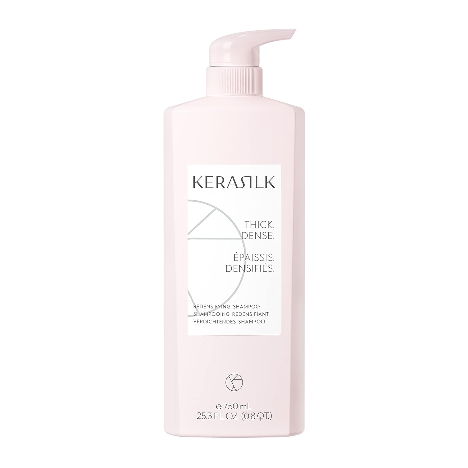KERASILK Redensifying Shampoo Leaves Hair Feeling Fuller & Thicker  Plumps Hair at Root for Denser Looking Strands  For Thinning, Weak Hair  750ml