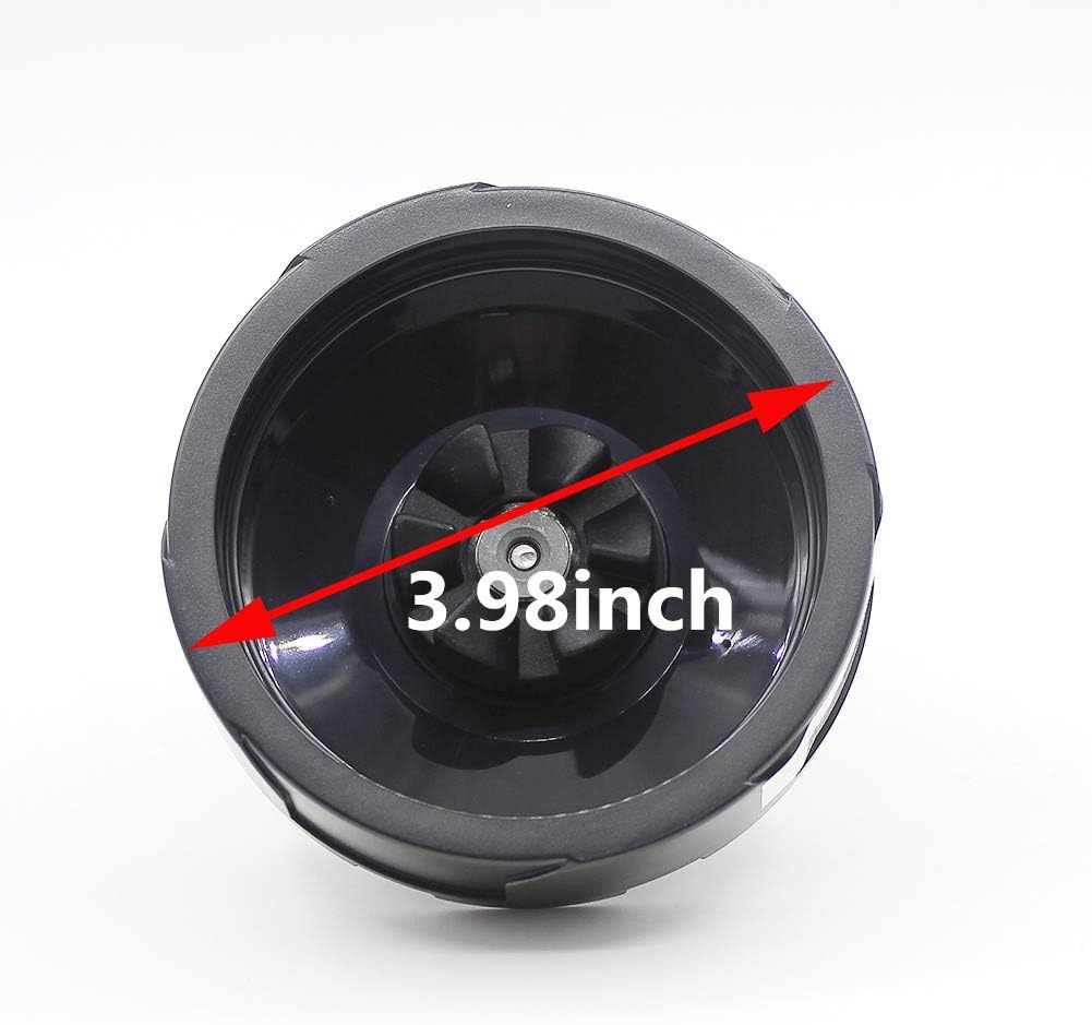 Anbige Piezas de repuesto 6Fins Extractor Blade y taza, compatible con Ninja Blender Auto iQ BL450-70 BL451-70 BL454-70 BL455-70 BL482-70