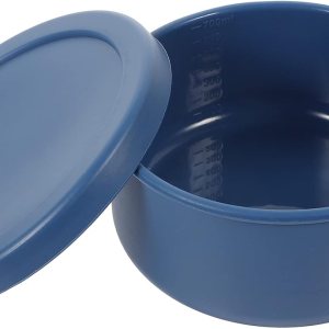 Tofficu Cuenco de masa de silicona Caja de masa para pizza, caja de prueba de masa para el hogar (23.7 fl oz, azul Tofficu Cuenco de masa de silicona Caja de masa para pizza, caja de prueba de masa para el hogar (23.7 fl oz, azul