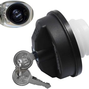 Tapa de gas con bloqueo y tapa de combustible de 2 llaves, 5278655AB 05278655AB, repuesto para Dodge Ram 1500 2001-2016 Jeep Compass Grand Cherokee Tapa de gas con bloqueo y tapa de combustible de 2 llaves, 5278655AB 05278655AB, repuesto para Dodge Ram 1500 2001-2016 Jeep Compass Grand Cherokee
