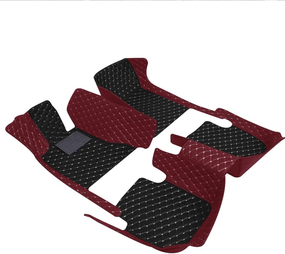 Tapete de automóvil de dos tonos para Captiva 7seat 2007-2012, tapetes de cuero delanteros y traseros, tapetes resistentes para todo tipo de clima,