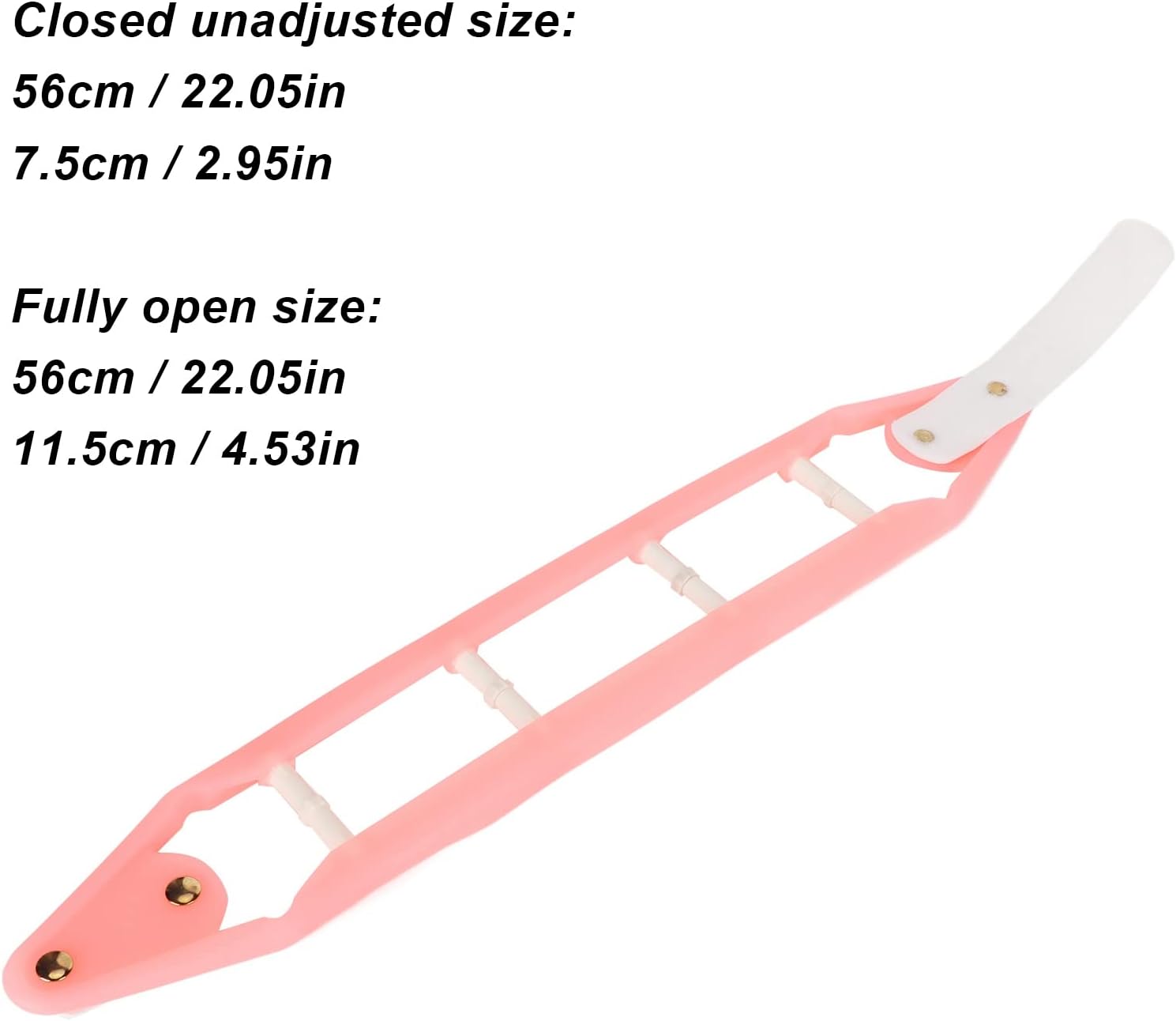 Soporte de cuello de silicona ajustable para evitar la tracción de la columna cervical del arco, corrector relajante, arco cervical (rosa)
