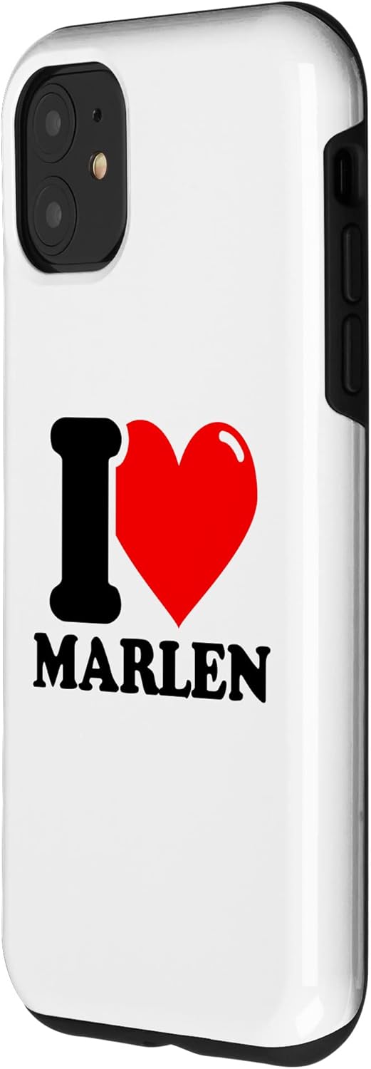 Funda para iPhone 11 I LOVE Marlen