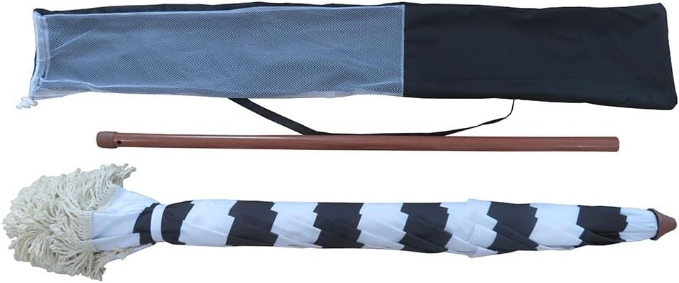 Hula – Sombrilla Tiki de paja tropical, palapa, rafia, tiki hut, sombrilla hawaiana para patio con flecos, sombrilla bohemia de 6 pies 8 pies y 9