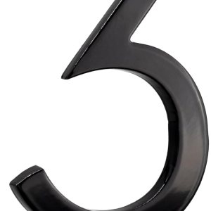 Montague Metal Products MHN-08-F-BK1-3 Número flotante de casa, 8 x 6 x 0.375 pulgadas, negro Montague Metal Products MHN-08-F-BK1-3 Número flotante de casa, 8 x 6 x 0.375 pulgadas, negro