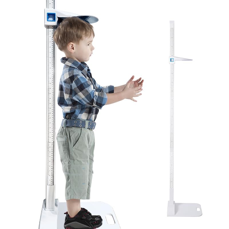Medición de altura de aleación de aluminio, medida de altura para niños adultos, varilla de medición de altura portátil de 8-82 pulgadas7.9-82.7