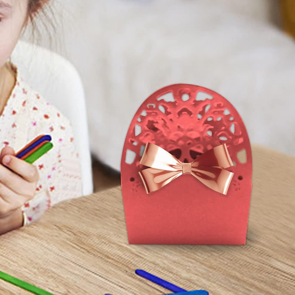 Caja de regalo 3D troqueles para hacer tarjetas, caja de dulces hueca de flores para álbumes de recortes en papel de liquidación, decoración de