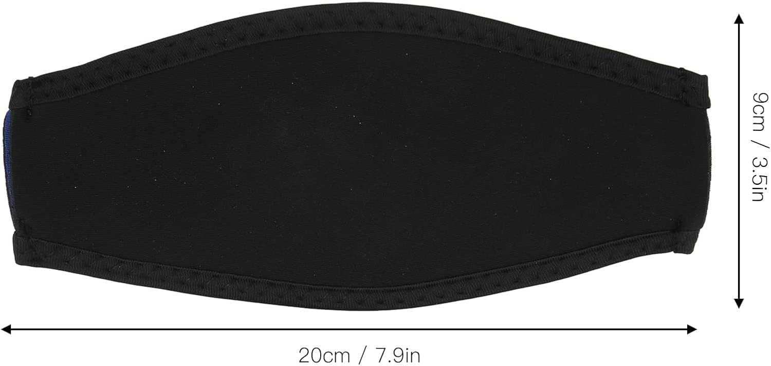 Correa para máscara de buceo, 2 unidades, protector de cabello de neopreno, protección de seguridad estabilizadora, correa de envoltura de buceo,