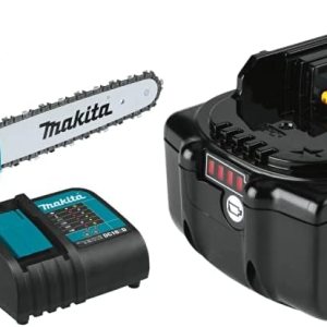Makita XCU06SM1 – Kit de sierra de cadena de iones de litio sin escobillas de 10 pulgadas con mango superior (4.0Ah) con batería adicional BL1840B Makita XCU06SM1 – Kit de sierra de cadena de iones de litio sin escobillas de 10 pulgadas con mango superior (4.0Ah) con batería adicional BL1840B