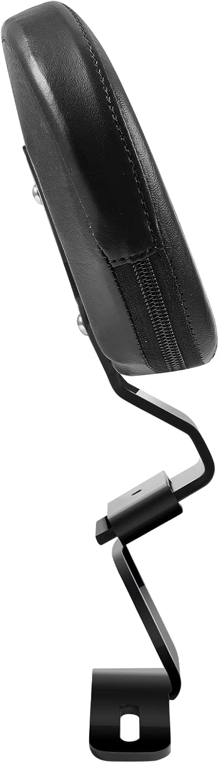 Almohadilla para respaldo delantero del conductor compatible con Harley Touring CVO Street Glide Electra Glide Road King Road Glide 2009-2022 (negro)