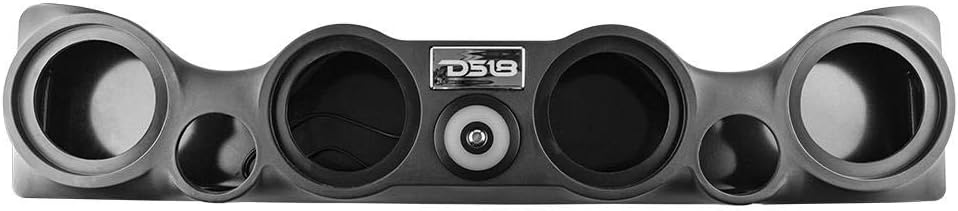 DS18 TJ-SBARBK TJ Wrangler Overhead Sound Bar System – Will Accommodate 4X 6.5 Speakers, 2X 1.75 Tweeters (Black)