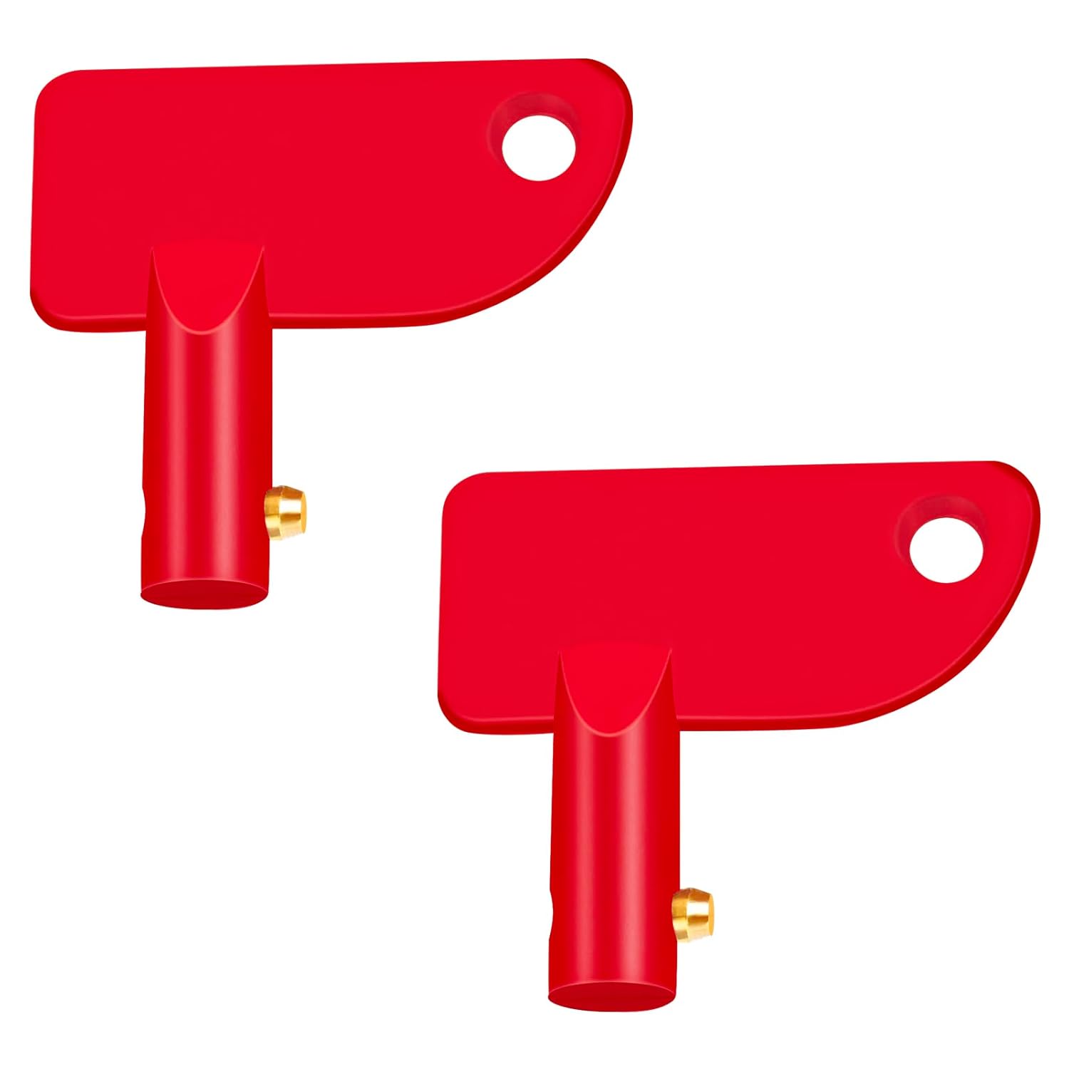 Llave de desconexión de batería Ø14mm, 4 unidades, interruptor de desconexión de batería de plástico ABS, llave de desconexión de batería para