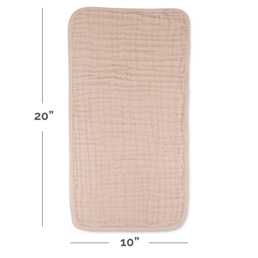 Comfy Cubs Paños de muselina grandes 100% algodón para bebés, artículos esenciales para bebés, 6 capas extra absorbentes y suaves, trapos para niños