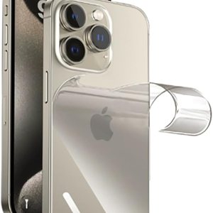 Película protectora de pantalla trasera para iPhone 15 Pro Max Película de hidrogel no vidrio Película protectora de pantalla trasera para iPhone 15 Pro Max Película de hidrogel no vidrio