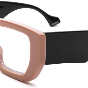 Thick Frame Blue Light Glasses for Women Men,Square Computer Gaming Eyeglasses Anti Eyestrain Thick Frame Blue Light Glasses for Women Men,Square Computer Gaming Eyeglasses Anti Eyestrain