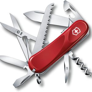 Victorinox Evolution 17 Swiss Army Navaja de bolsillo, mediano, multiherramienta, 15 funciones, hoja, ergonómica, color rojo Victorinox Evolution 17 Swiss Army Navaja de bolsillo, mediano, multiherramienta, 15 funciones, hoja, ergonómica, color rojo
