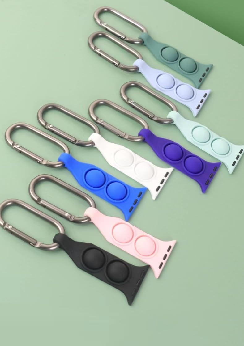 Correa de reloj con hebilla de senderismo compatible con iWatch Apple Watch Series Fob Clip Collar