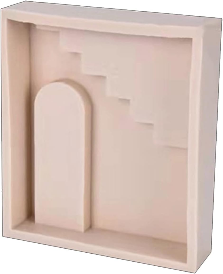 3D Arco Escaleras Silicona Molde DIY Aromaterapia Vela Yeso Jabón Fabricación Artesanía