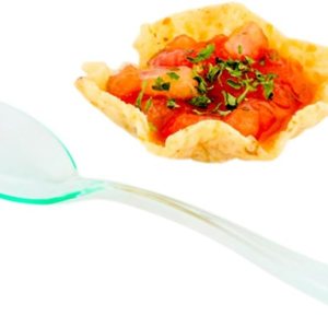 Restaurantware Mini cucharas de 4 pulgadas, 100 cucharas pequeñas desechables, par de alta resistencia con aperitivos o postres, cucharas de muestra Restaurantware Mini cucharas de 4 pulgadas, 100 cucharas pequeñas desechables, par de alta resistencia con aperitivos o postres, cucharas de muestra