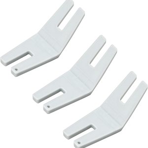 Paquete de 3 unidades de placa de liquidación botón Reed Foot Fit All Husqvarna Viking Pfaff Brother Singer Juki Janome máquina de coser # 41310560 Paquete de 3 unidades de placa de liquidación botón Reed Foot Fit All Husqvarna Viking Pfaff Brother Singer Juki Janome máquina de coser # 41310560