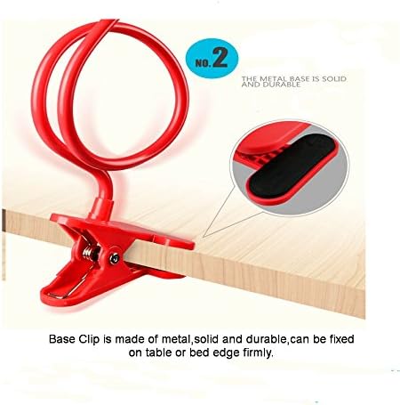 Soporte de cuello de cisne flexible universal de brazo largo para teléfono celular perezoso Soporte de coche Soporte de mesa de escritorio para