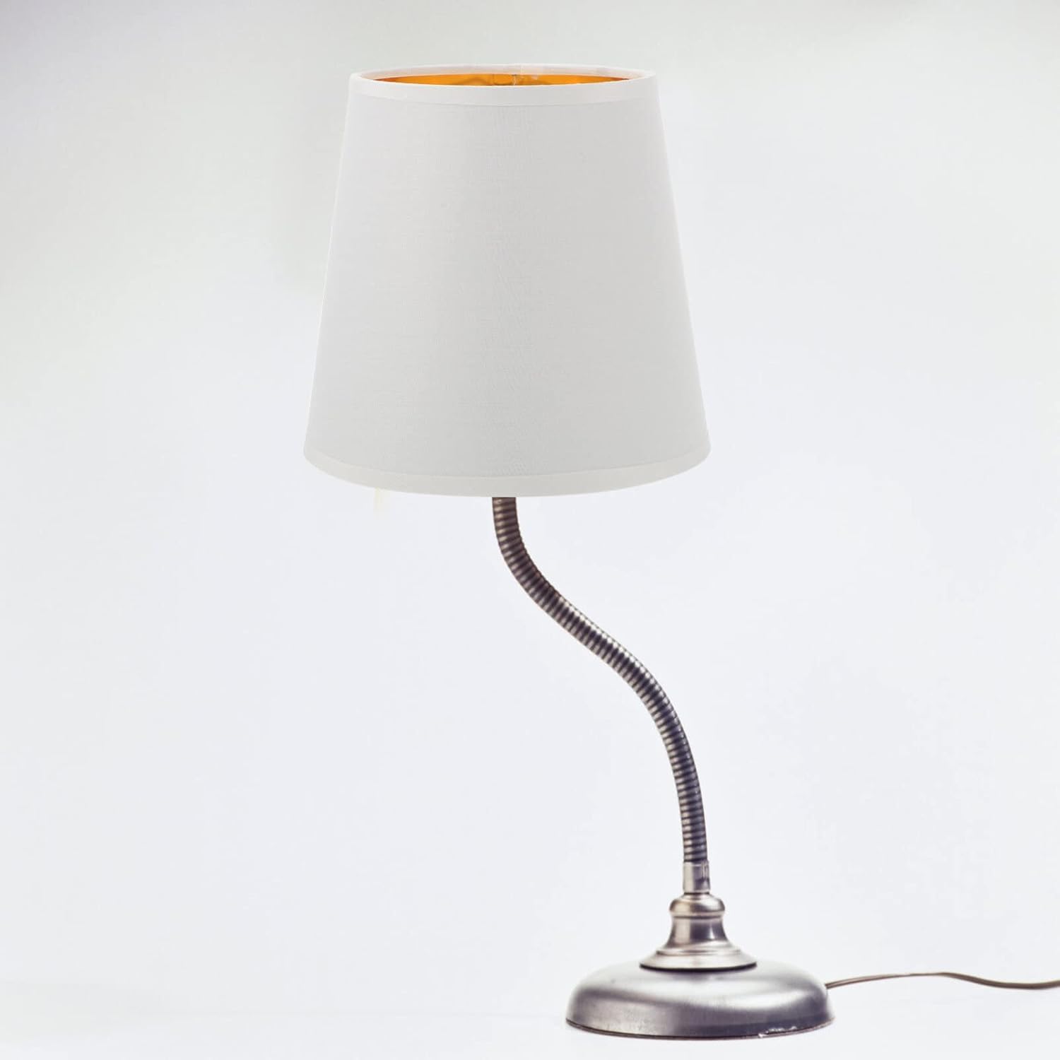 BESPORTBLE Pantalla de lámpara de mesa, pantalla de lámpara de mesa, mini decoración, pantalla de barril, pantalla rústica, marrón, escritorio,