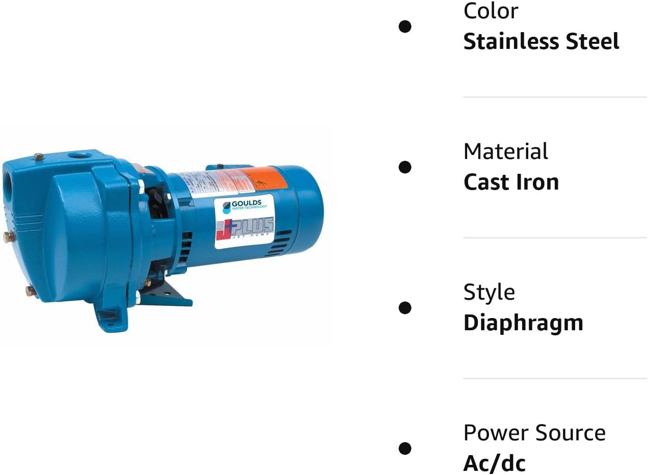Goulds J5S bomba de pozo de chorro, 115230 vatios, 12 hp