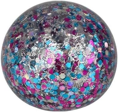 Bola de azúcar sensorial para ansiedad de 2.4 pulgadas, 4 unidades (lentejuelas brillantina)