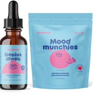JoySpring Genius Drops y gomitas de azafrán para niños JoySpring Genius Drops y gomitas de azafrán para niños