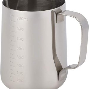 Jarra de leche de 34 onzas33.8 fl oz, jarra de espuma de leche, espumador de leche, jarra de leche para café, taza de vaporizador, taza de café de Jarra de leche de 34 onzas33.8 fl oz, jarra de espuma de leche, espumador de leche, jarra de leche para café, taza de vaporizador, taza de café de