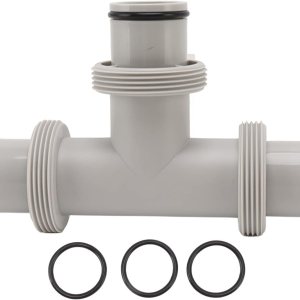 AYNEFY Válvula de émbolo de manguera de piscina dividida, adaptador de manguera de émbolo de manguera en forma de T 2 en 1 para sistemas de agua AYNEFY Válvula de émbolo de manguera de piscina dividida, adaptador de manguera de émbolo de manguera en forma de T 2 en 1 para sistemas de agua