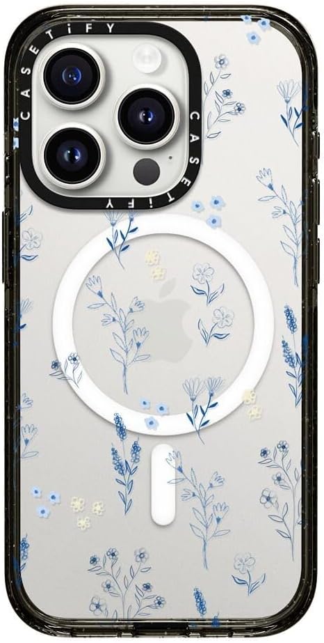 CASETiFY Funda Impact para iPhone 15 Pro 4 veces probada contra caídas de grado militar, protección contra caídas de 8.2 pies, compatible con