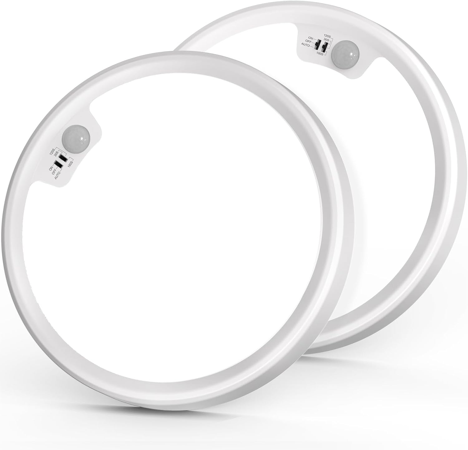 KEPLUG Luz con sensor de movimiento para interiores, con cable de 18 W1600 lúmenes, accesorio de iluminación empotrado de montaje empotrado,