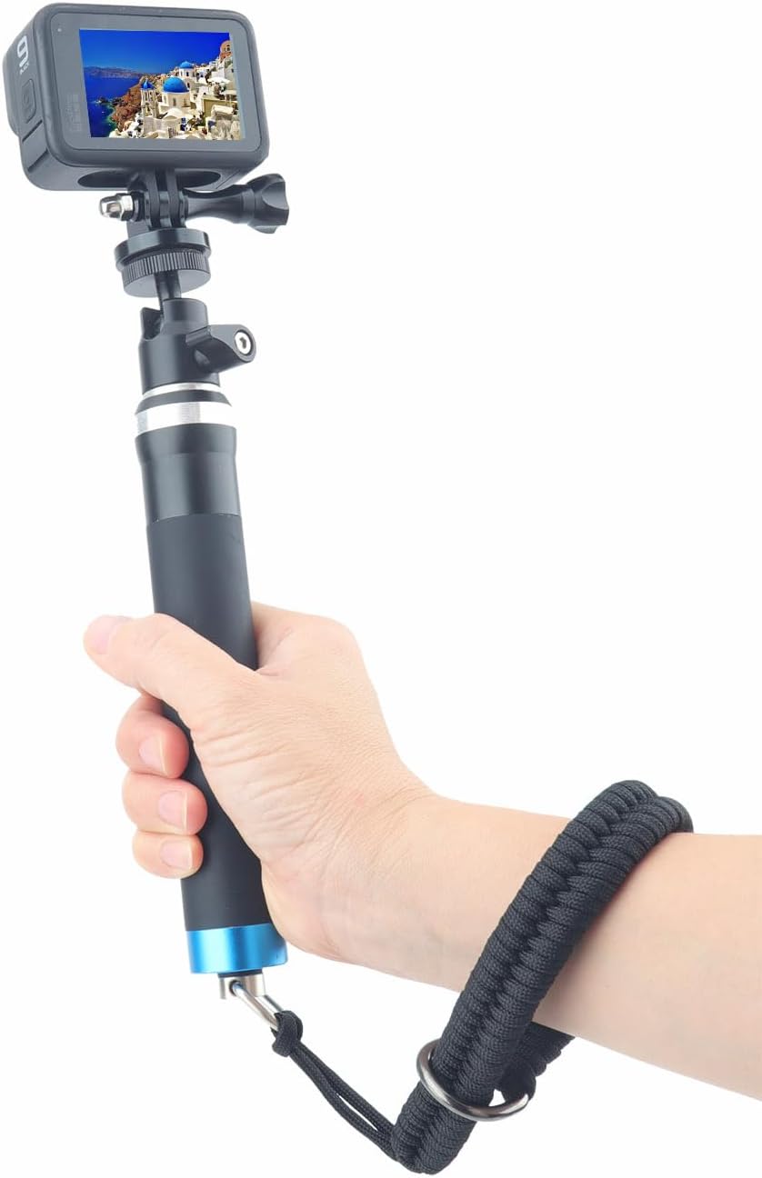 Correa de muñeca de paracaídas para cámaras DSLR, con tornillo de liberación rápida para Insta360 X3, cámaras de acción, palos de selfie (13.8