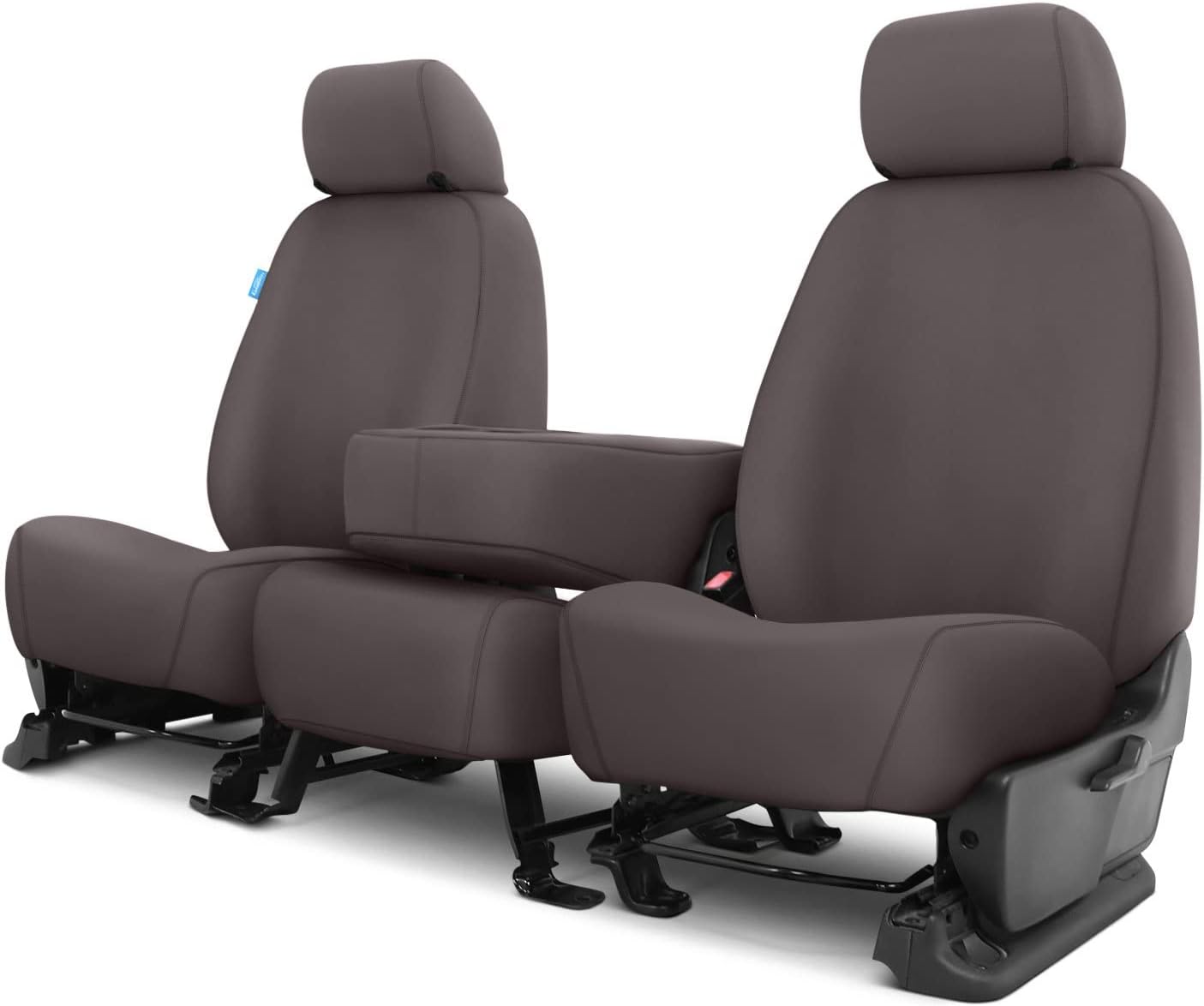Covercraft Fundas de asiento personalizadas de Polycotton SeatSaver  SS3480PCGY  Asiento de banco de primera fila 402040  para Ford F-150 2019-2020,