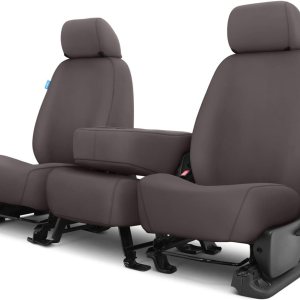 Covercraft Fundas de asiento personalizadas de Polycotton SeatSaver  SS3480PCGY  Asiento de banco de primera fila 402040  para Ford F-150 2019-2020, Covercraft Fundas de asiento personalizadas de Polycotton SeatSaver  SS3480PCGY  Asiento de banco de primera fila 402040  para Ford F-150 2019-2020,