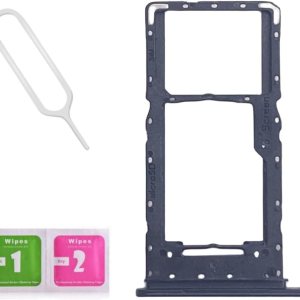 Reemplazo de soporte de ranura para tarjeta SIM dual para Samsung Galaxy A14 5G 2023 SM-A146U con bandeja para tarjeta SIM Pin de expulsión abierto Reemplazo de soporte de ranura para tarjeta SIM dual para Samsung Galaxy A14 5G 2023 SM-A146U con bandeja para tarjeta SIM Pin de expulsión abierto