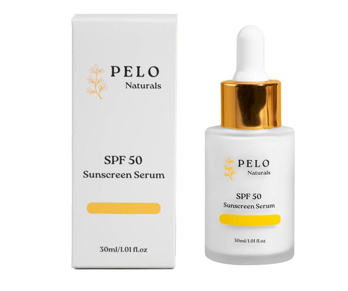 Suero de protección solar para rostro SPF50, protección de la piel con niacinamida, ácido hialurónico, imprimación de acabado húmedo, protector