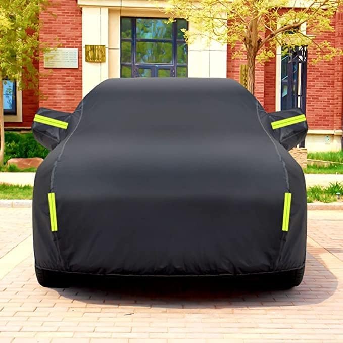Waterproof Car Cover for Daewoo Lacetti Lanos Leganza,Thickened Oxford Cloth,Anti-Scratch,Anti-Bird Droppings,Fallen Leaves,Dust,Breathable Car