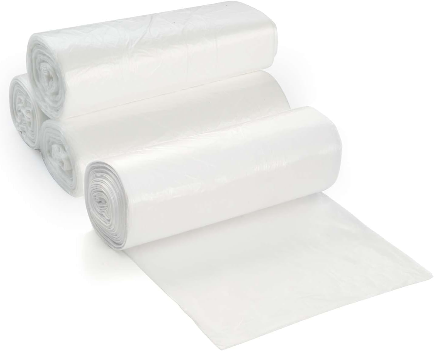 ProCure Revestimientos transparentes para botes de basura de 7 a 10 galones, 100 unidades, pequeños y medianos, alta densidad, delgados, ligeros, 8