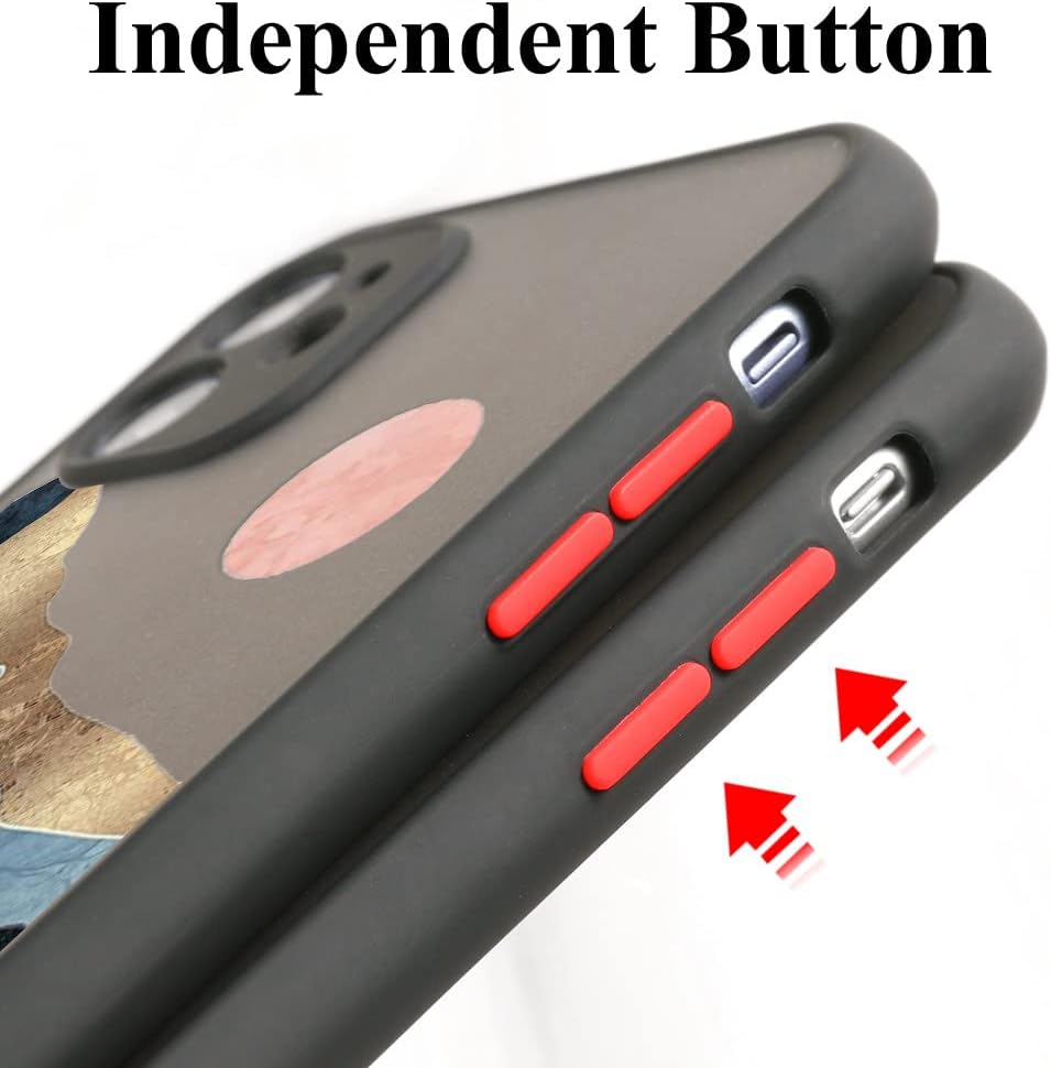 Funda de teléfono de paisaje floral mate para Xiaomi para Redmi Note 10 Pro 9 8 7 9s 10s 9A 9C NFC 9T Poco X3 Pro M3 F3 Fundas de protección mate