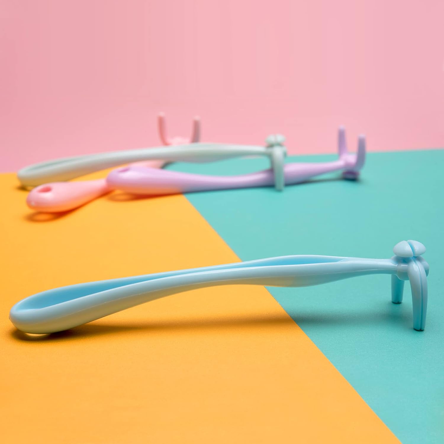 YaPoola Diseño de mango de hilo dental sin desperdicios para adultos y niños, limpieza de dientes reutilizables, 1 unidad, regalo para hija de madre