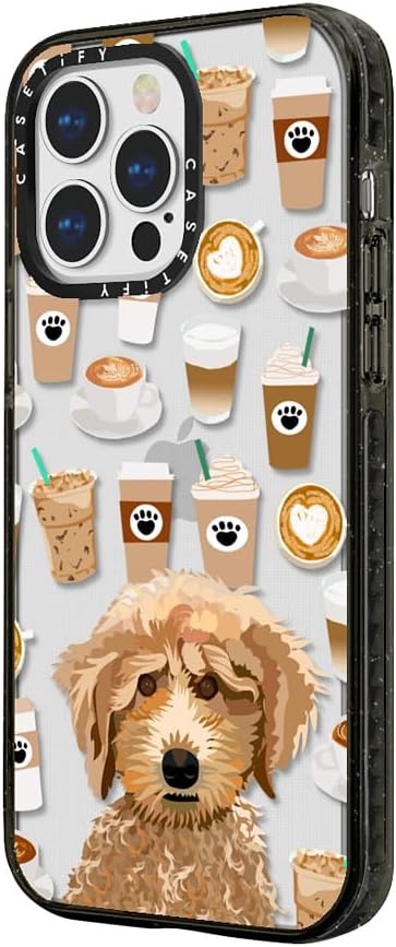 CASETiFY Impact – Funda para iPhone 13 Pro protección contra caídas de 6.6 pies  Funda transparente para los amantes de las razas de perros únicos,
