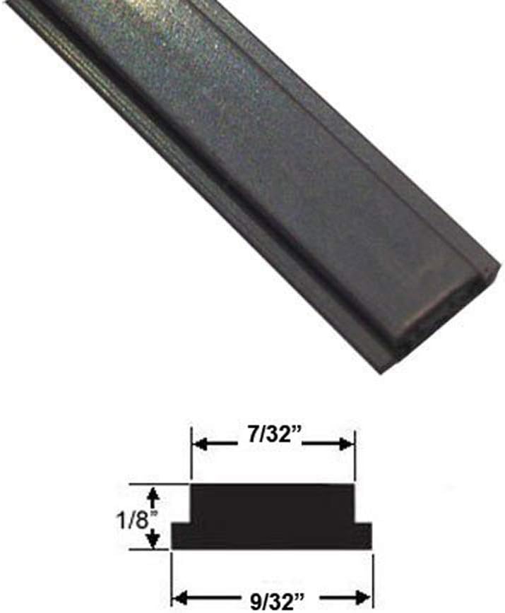 Gordon Glass Inserto de tira magnética flexible para puertas de ducha de vidrio basculantes sin marco y sin marco, 732 pulgadas de ancho, 75
