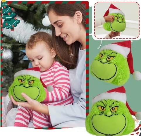 Decoración para árbol de Navidad, cuerpo de elfo de Navidad, cabeza verde peluda, decoración de Navidad, decoración del hogar, suministros de fiesta